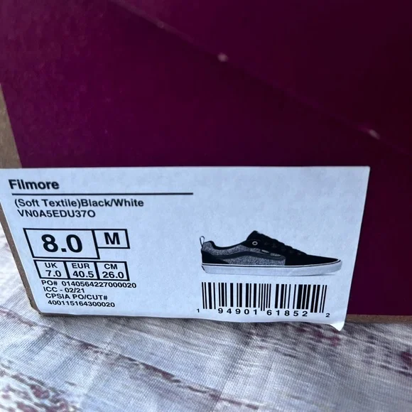 Vans Men's Filmore Sneakers Size 8